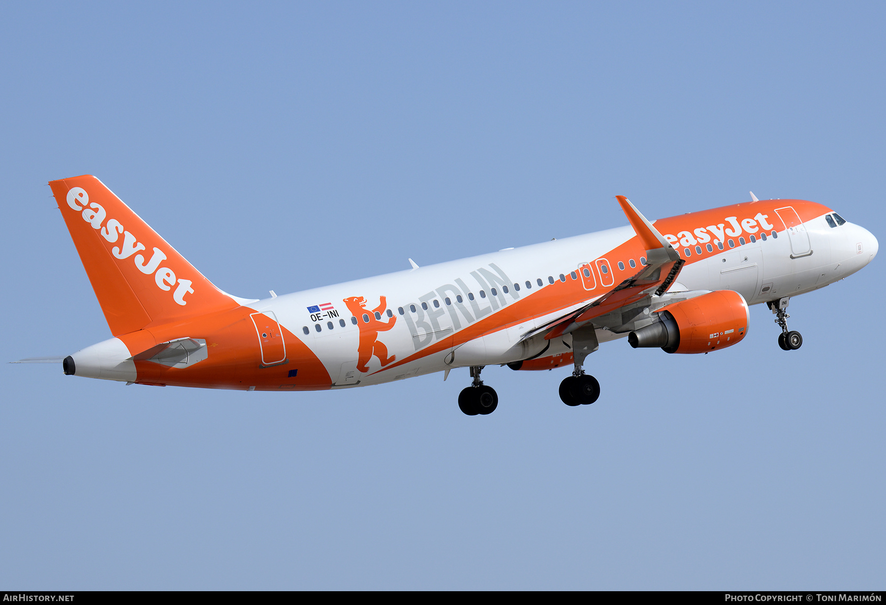 Aircraft Photo of OE-INI | Airbus A320-214 | EasyJet | AirHistory.net #818349