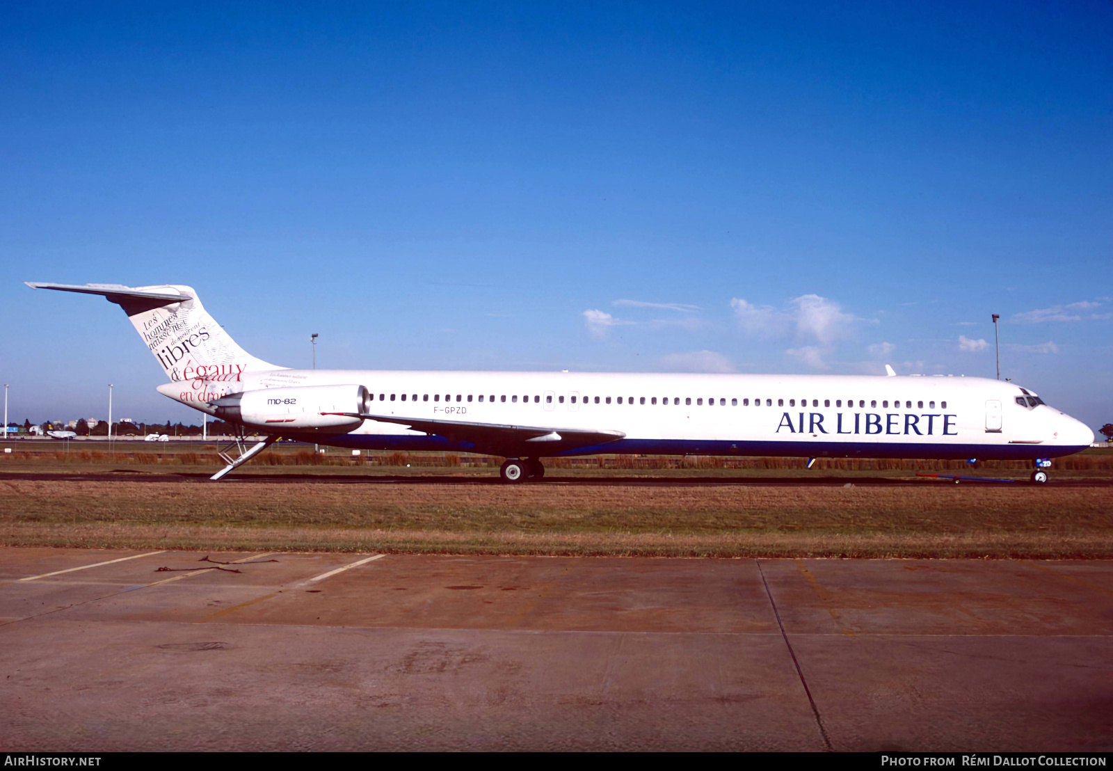 Aircraft Photo of F-GPZD | McDonnell Douglas MD-82 (DC-9-82) | Air Liberté | AirHistory.net #818360