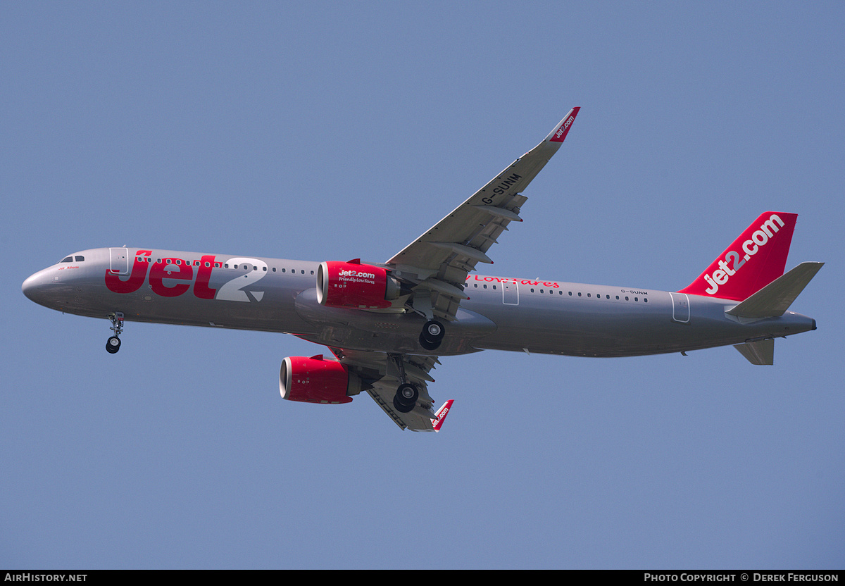 Aircraft Photo of G-SUNM | Airbus A321-251NX | Jet2 | AirHistory.net #818400