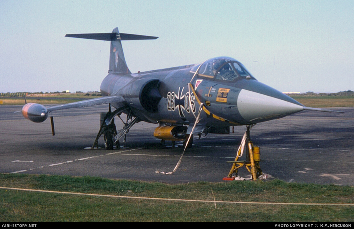 Aircraft Photo of 2606 | Lockheed F-104G Starfighter | Germany - Air Force | AirHistory.net #818403