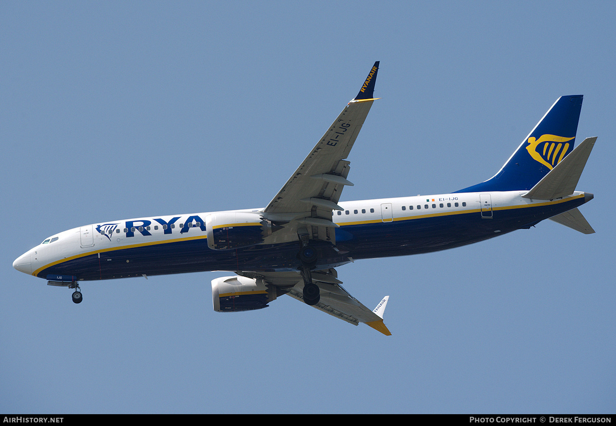 Aircraft Photo of EI-IJG | Boeing 737-8200 Max 200 | Ryanair | AirHistory.net #818404