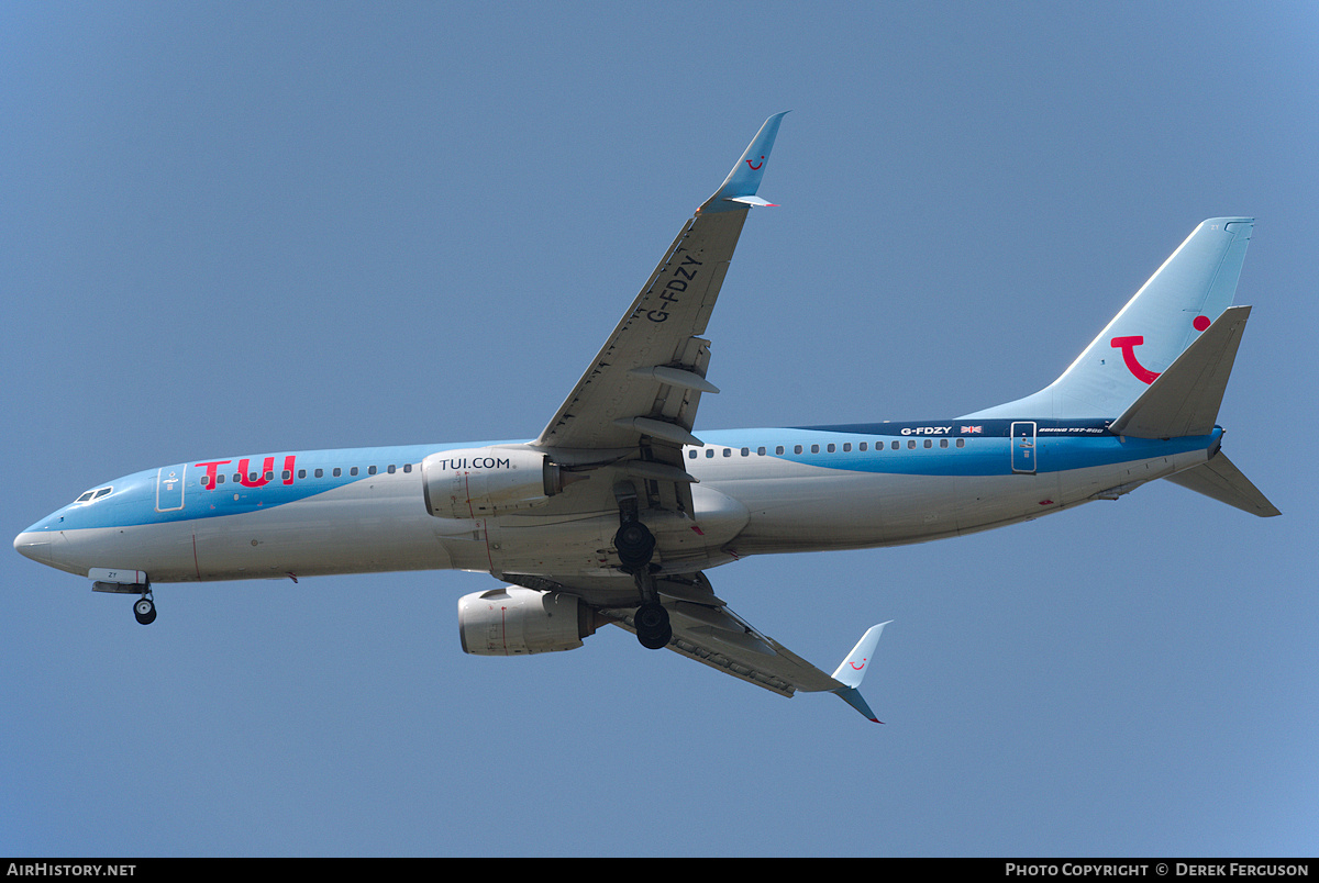 Aircraft Photo of G-FDZY | Boeing 737-8K5 | TUI | AirHistory.net #818405