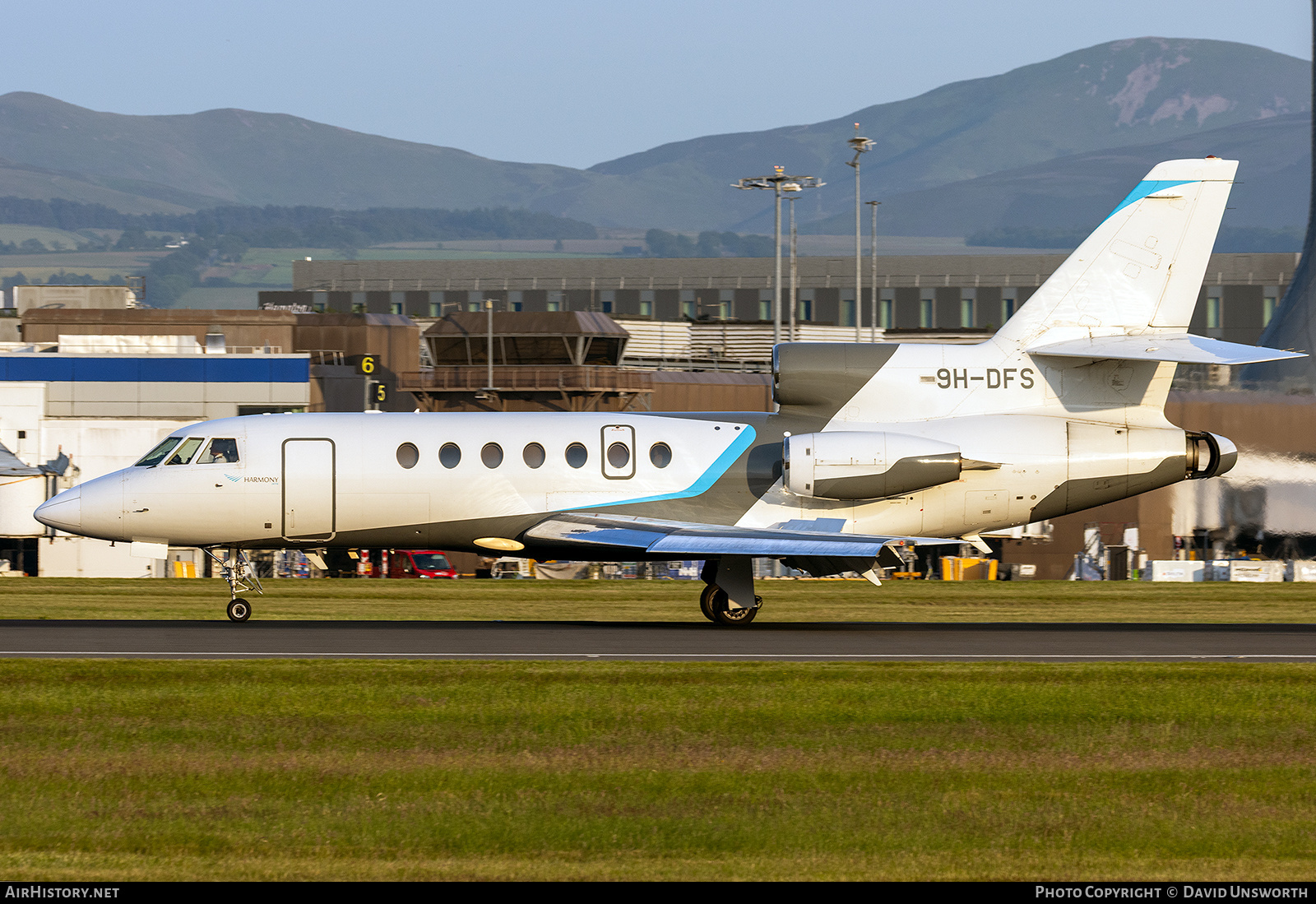 Aircraft Photo of 9H-DFS | Dassault Falcon 50 | Harmony Jets | AirHistory.net #818417