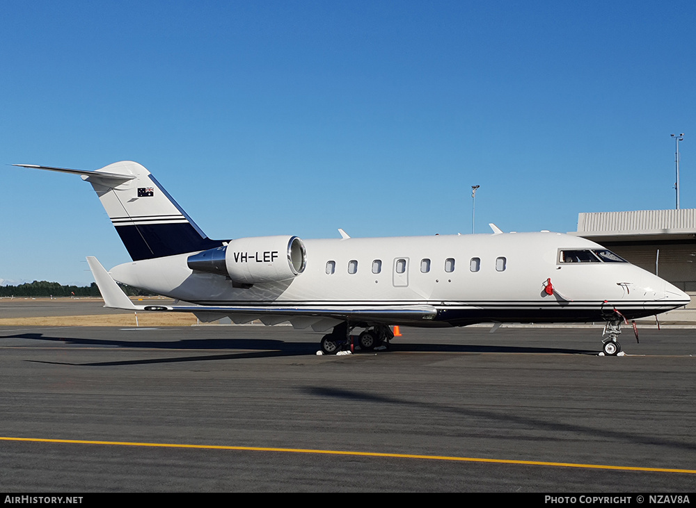 Aircraft Photo of VH-LEF | Bombardier Challenger 650 (CL-600-2B16) | AirHistory.net #818427