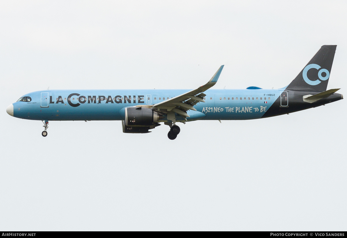 Aircraft Photo of F-HBUZ | Airbus A321-251NX | La Compagnie | AirHistory.net #818479