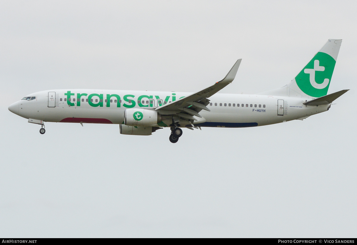 Aircraft Photo of F-HUYH | Boeing 737-86N | Transavia | AirHistory.net #818484
