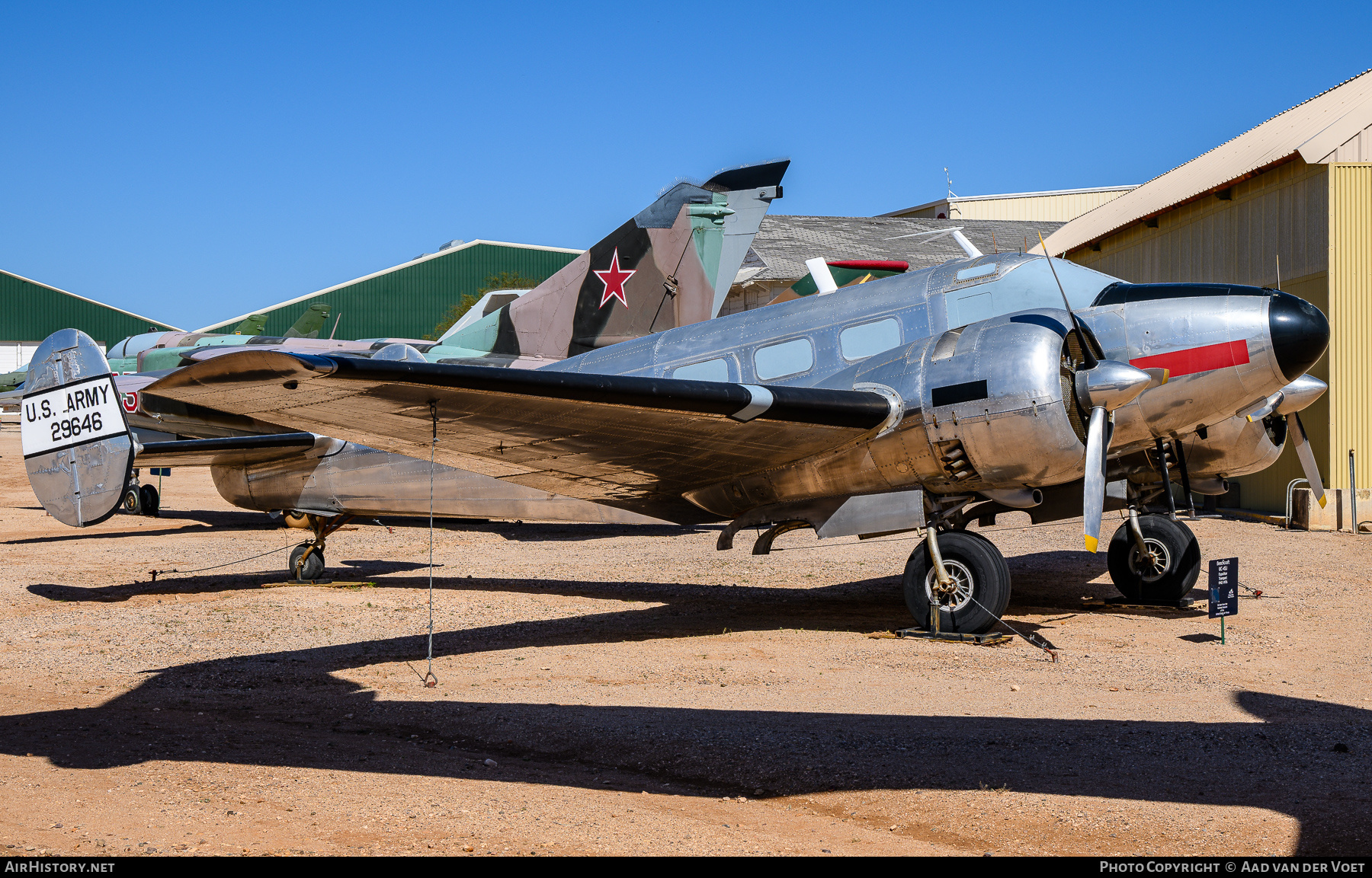 Aircraft Photo of 29646 | Beech UC-45J Expeditor | USA - Army | AirHistory.net #818509