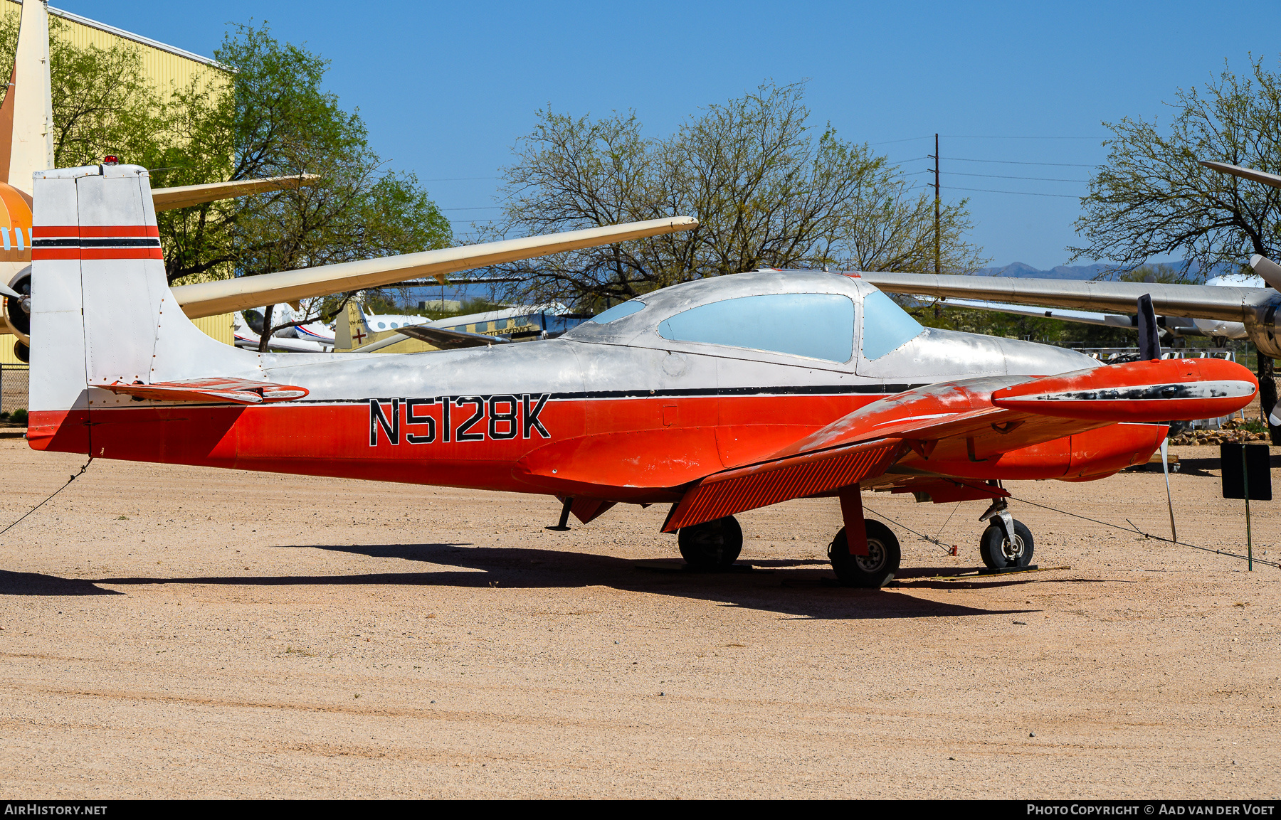 Aircraft Photo of N5128K | Temco D-16 Twin Navion | AirHistory.net #818520