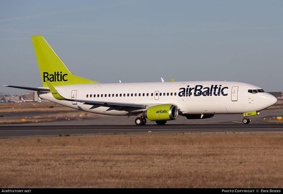 Aircraft Photo of YL-BBY | Boeing 737-36Q | AirBaltic | AirHistory.net #818529