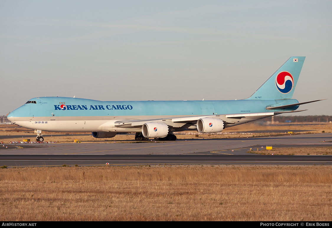 Aircraft Photo of HL7617 | Boeing 747-8B5F/SCD | Korean Air Cargo | AirHistory.net #818535