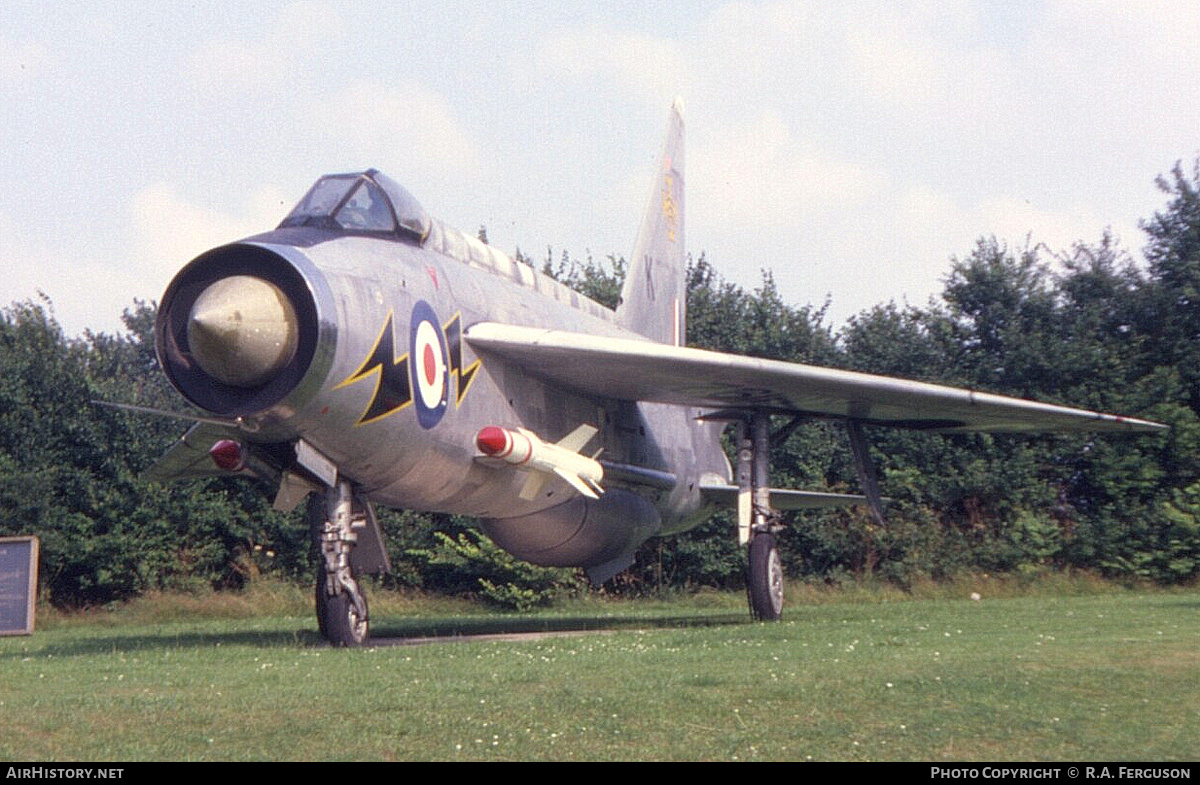 Aircraft Photo of XM192 | English Electric Lightning F1A | UK - Air Force | AirHistory.net #818547