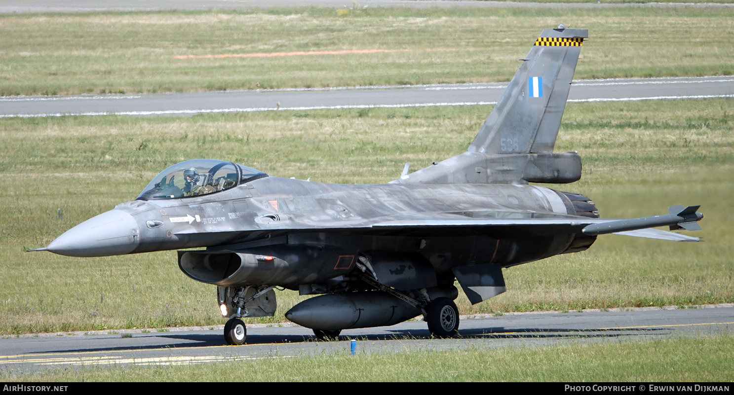 Aircraft Photo of 536 | General Dynamics F-16C Fighting Falcon | Greece - Air Force | AirHistory.net #818572