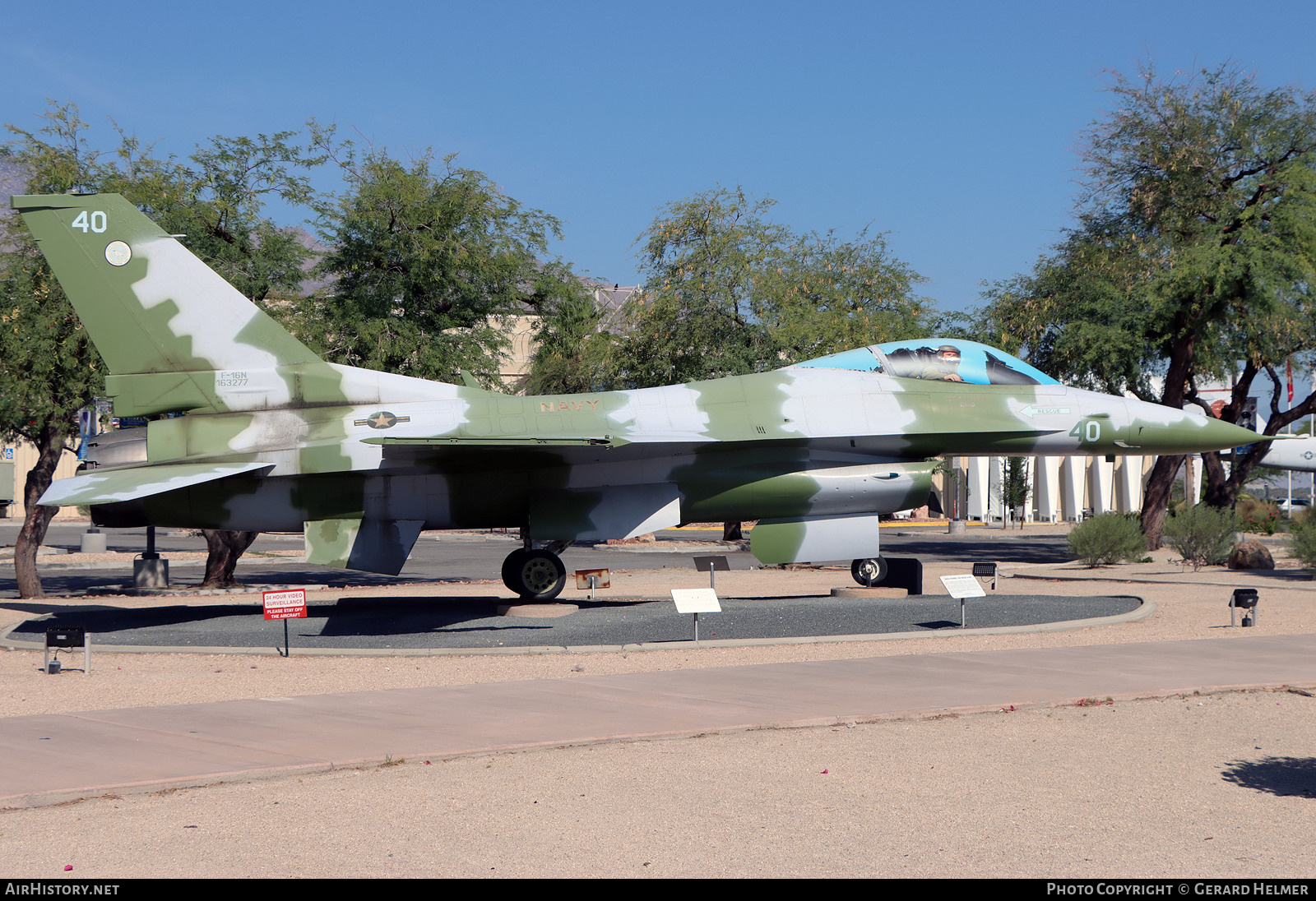 Aircraft Photo of 163277 | General Dynamics F-16N Fighting Falcon | USA - Navy | AirHistory.net #818585