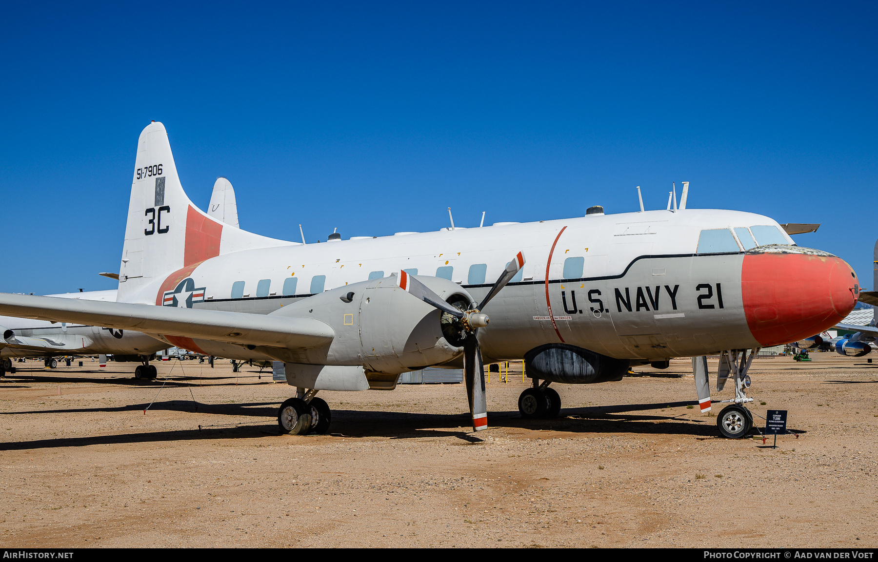 Aircraft Photo of 51-7906 | Convair VT-29B | USA - Navy | AirHistory.net #818651