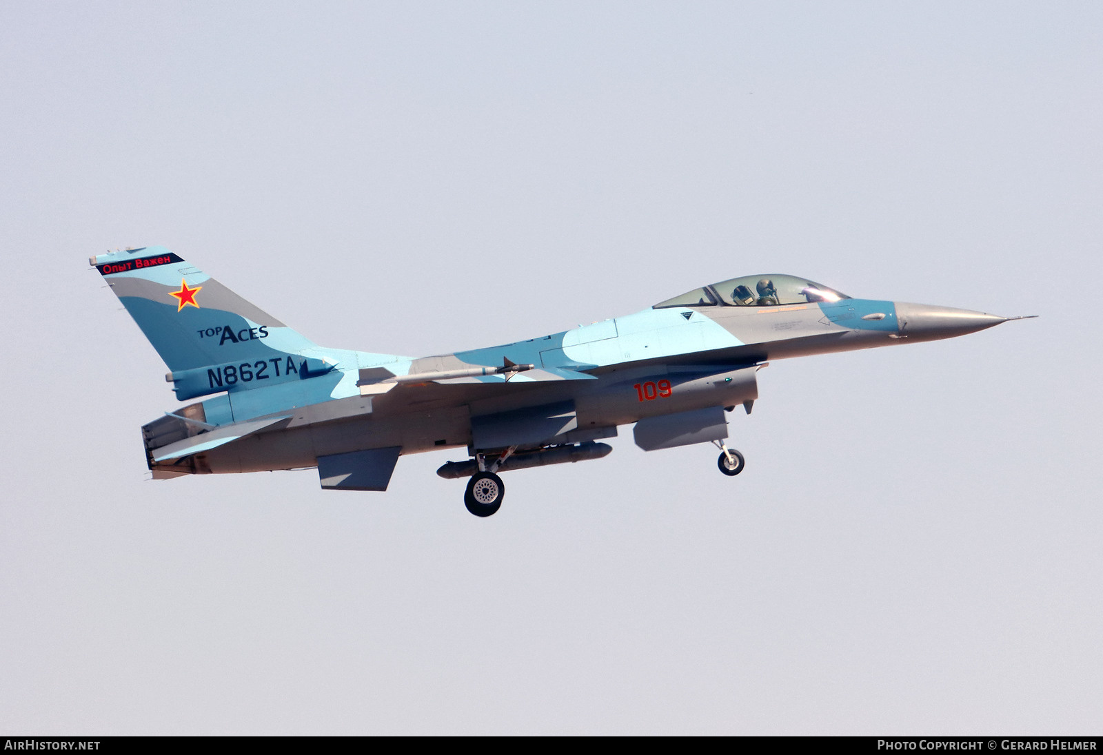 Aircraft Photo of N862TA | General Dynamics F-16A Netz | Top Aces | AirHistory.net #818657