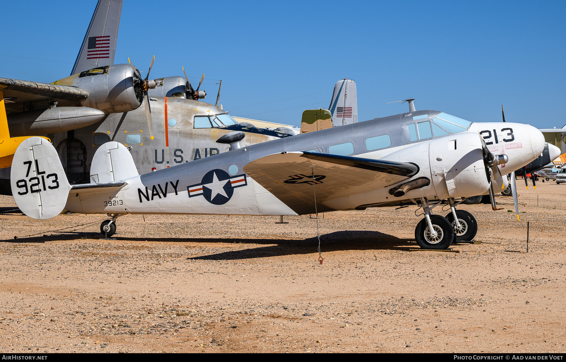 Aircraft Photo of 39213 / 9213 | Beech UC-45J Expeditor | USA - Navy | AirHistory.net #818670