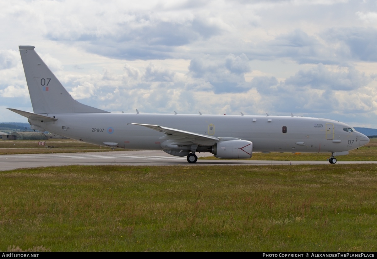 Aircraft Photo of ZP807 | Boeing P-8A Poseidon MRA1 | UK - Air Force | AirHistory.net #818677