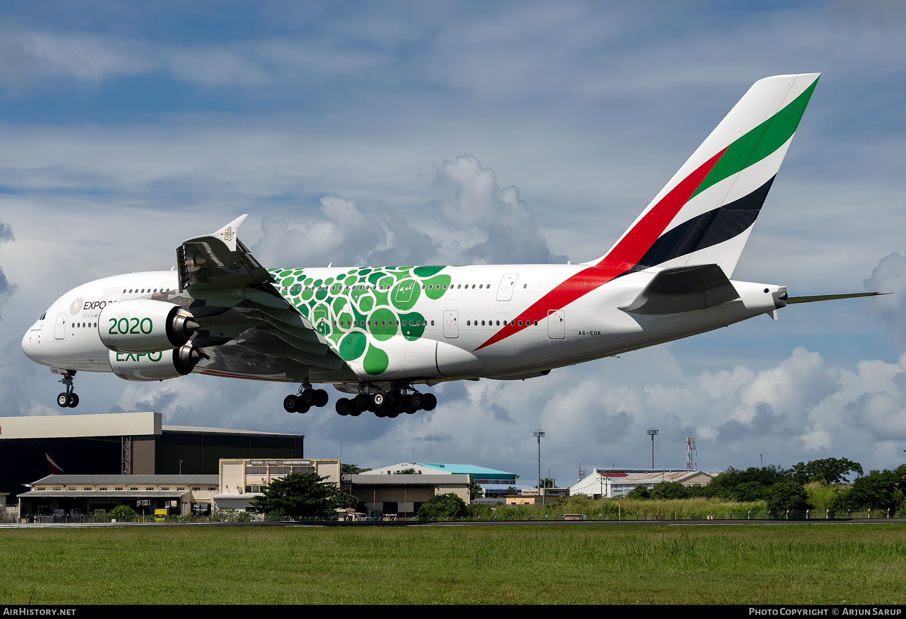 Aircraft Photo of A6-EOK | Airbus A380-861 | Emirates | AirHistory.net #818709