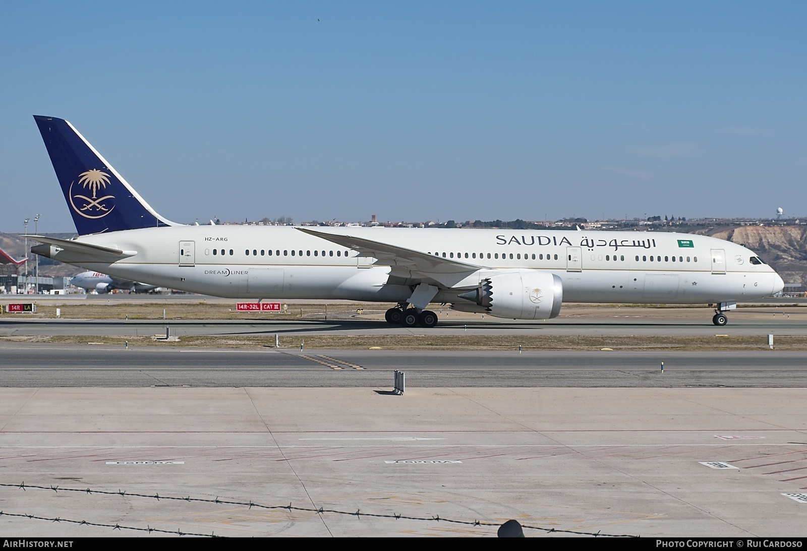 Aircraft Photo of HZ-ARG | Boeing 787-9 Dreamliner | Saudia - Saudi Arabian Airlines | AirHistory.net #818725