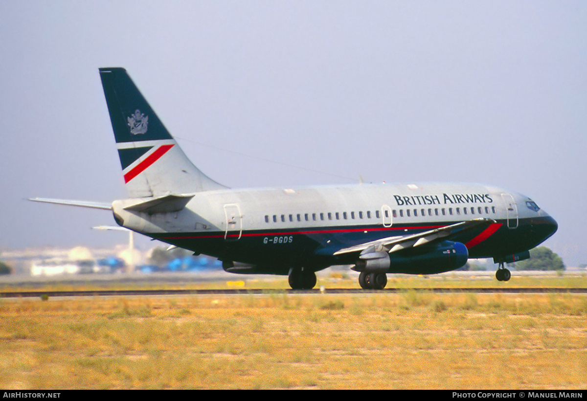 Aircraft Photo of G-BGDS | Boeing 737-236/Adv | British Airways | AirHistory.net #818727