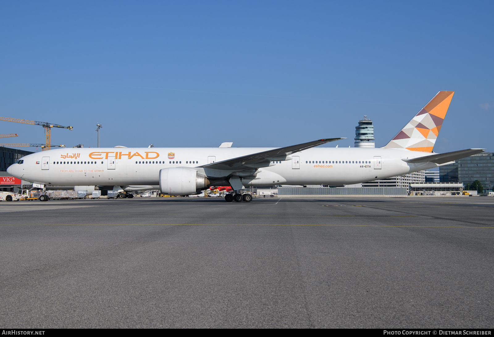 Aircraft Photo of A6-ETA | Boeing 777-3FX/ER | Etihad Airways | AirHistory.net #818729