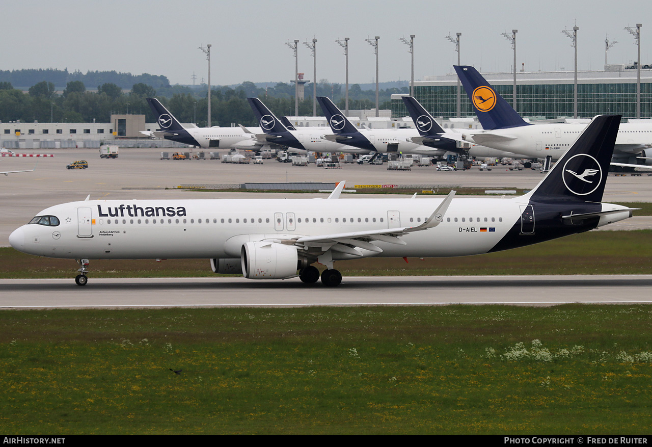 Aircraft Photo of D-AIEL | Airbus A321-271NX | Lufthansa | AirHistory.net #818787