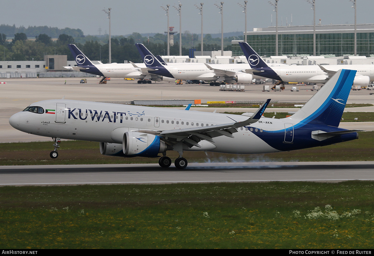 Aircraft Photo of 9K-AKN | Airbus A320-251N | Kuwait Airways | AirHistory.net #818805