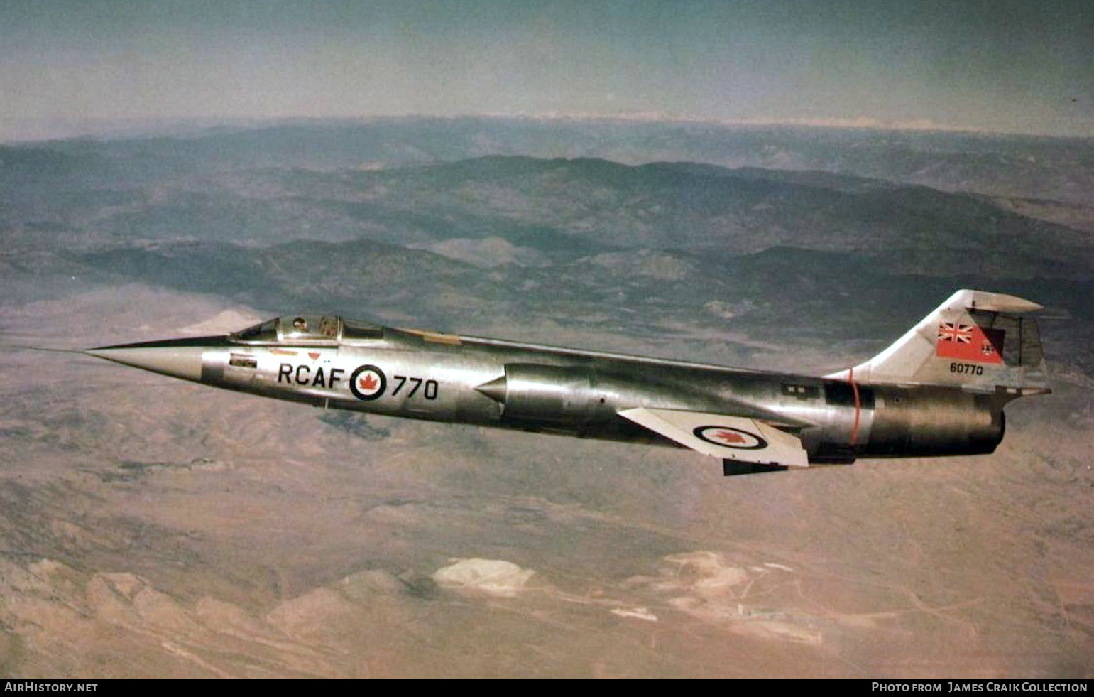 Aircraft Photo of 60770 | Lockheed F-104A Starfighter | Canada - Air Force | AirHistory.net #818813