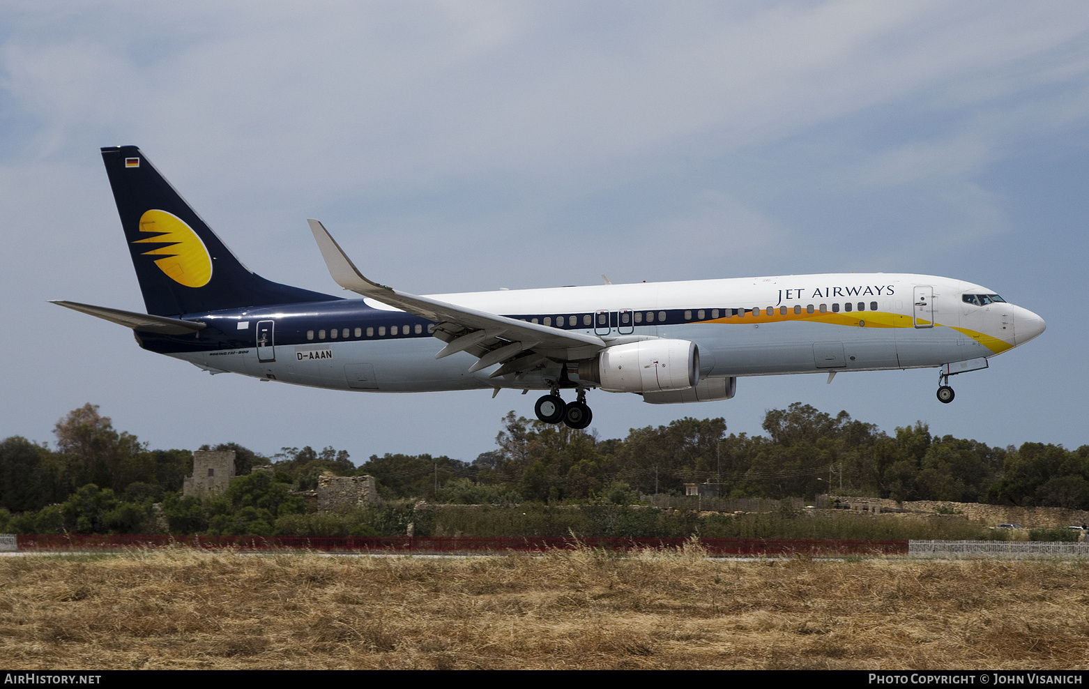 Aircraft Photo of D-AAAN | Boeing 737-86J | Jet Airways | AirHistory.net #818836