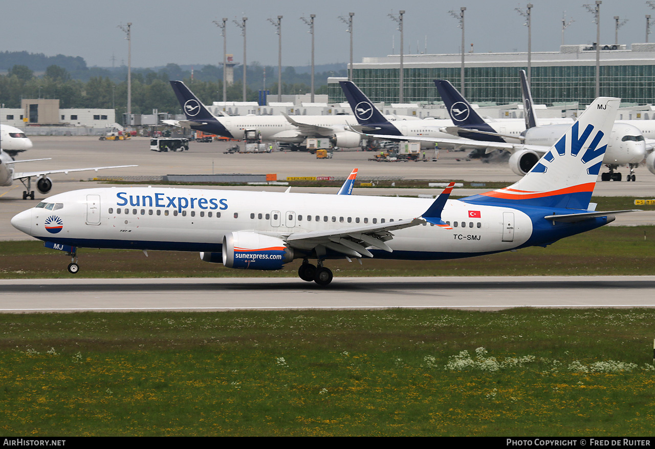 Aircraft Photo of TC-SMJ | Boeing 737-8 Max 8 | SunExpress | AirHistory.net #818856