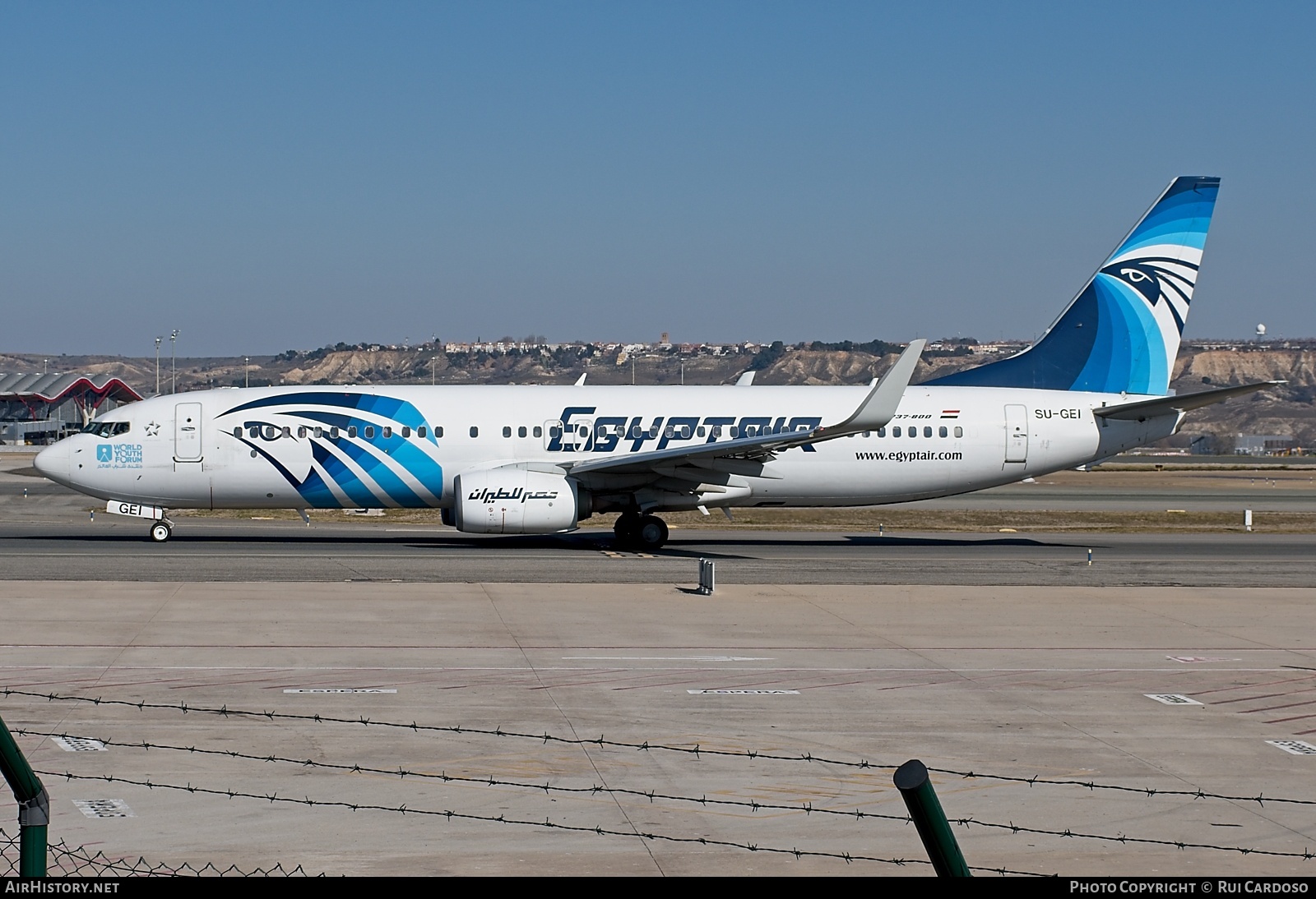 Aircraft Photo of SU-GEI | Boeing 737-800 | EgyptAir | AirHistory.net #818857
