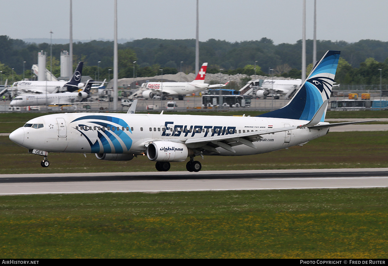 Aircraft Photo of SU-GEA | Boeing 737-866 | EgyptAir | AirHistory.net #818866