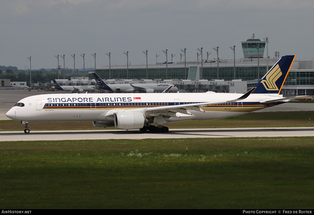 Aircraft Photo of 9V-SJC | Airbus A350-941 | Singapore Airlines | AirHistory.net #818909