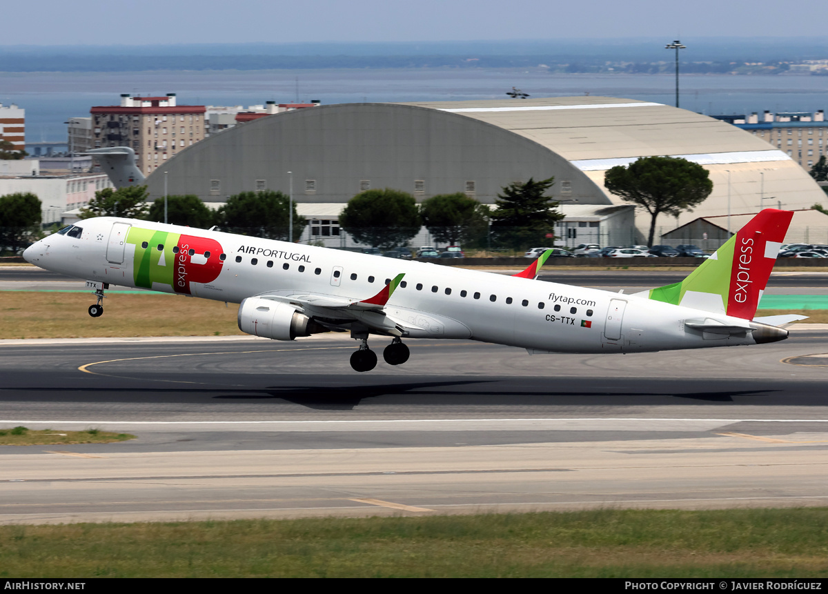 Aircraft Photo of CS-TTX | Embraer 195AR (ERJ-190-200IGW) | TAP Air Portugal Express | AirHistory.net #818919