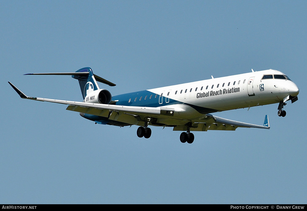 Aircraft Photo of OY-MIT | Bombardier CRJ-900LR (CL-600-2D24) | Global Reach Aviation - GRA | AirHistory.net #818939