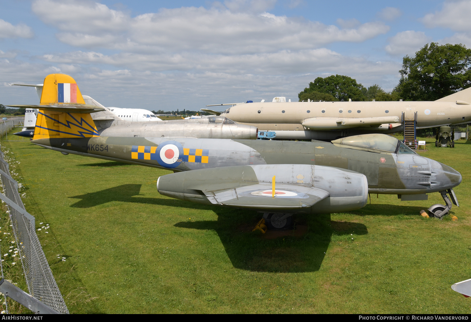 Aircraft Photo of WK654 | Gloster Meteor F8 | UK - Air Force | AirHistory.net #818978