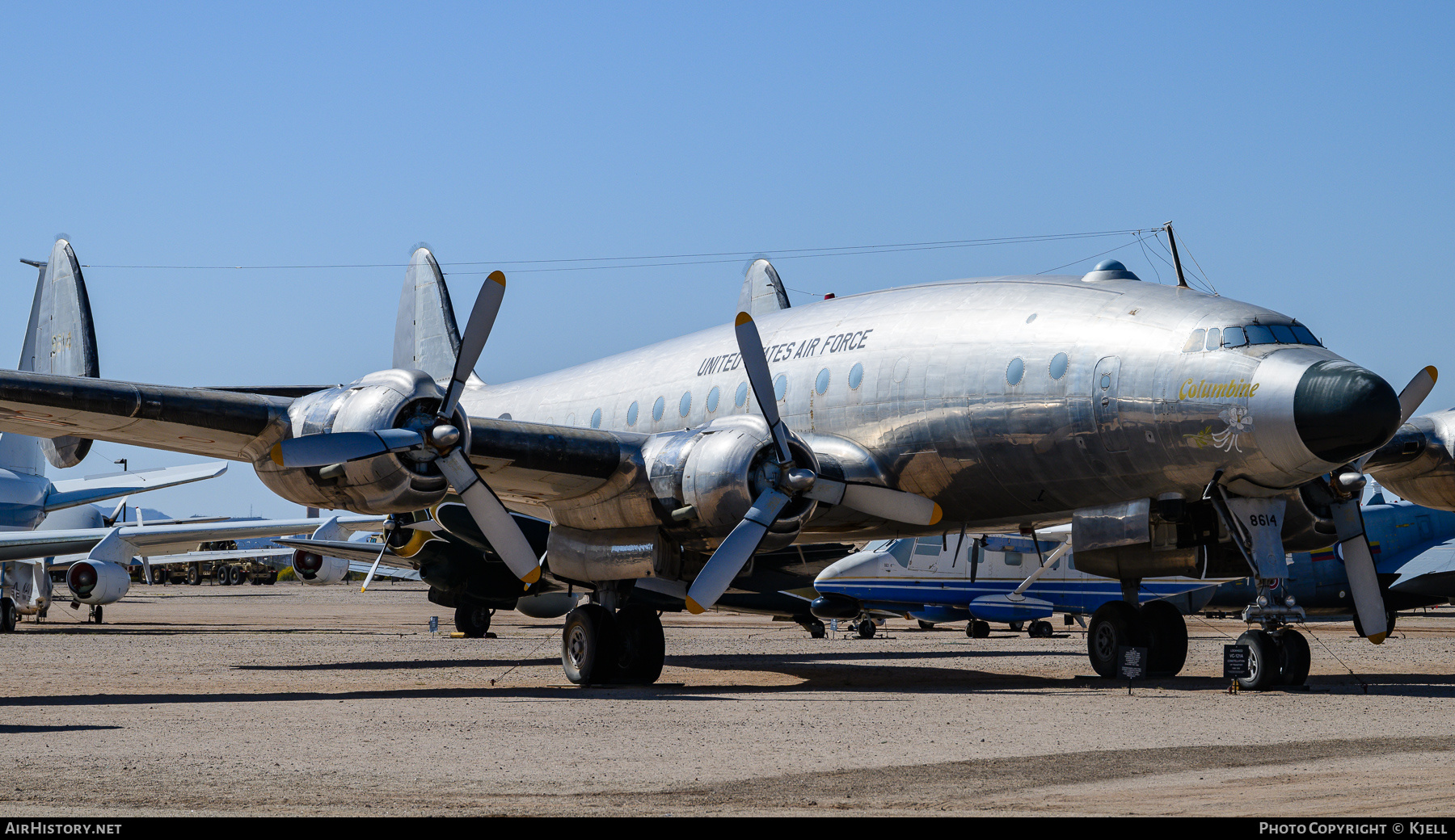 Aircraft Photo of 48-614 / 8614 | Lockheed VC-121A Constellation | USA - Air Force | AirHistory.net #818988