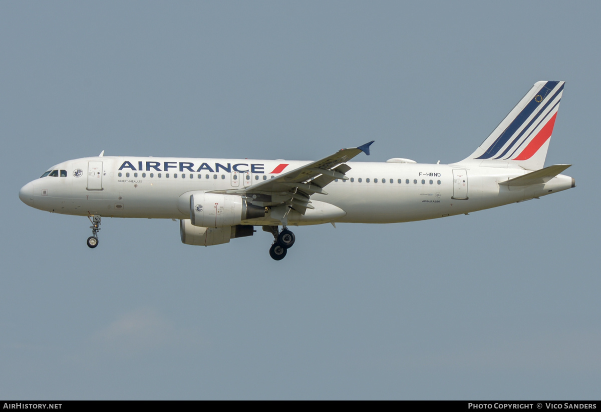 Aircraft Photo of F-HBND | Airbus A320-214 | Air France | AirHistory.net #818994