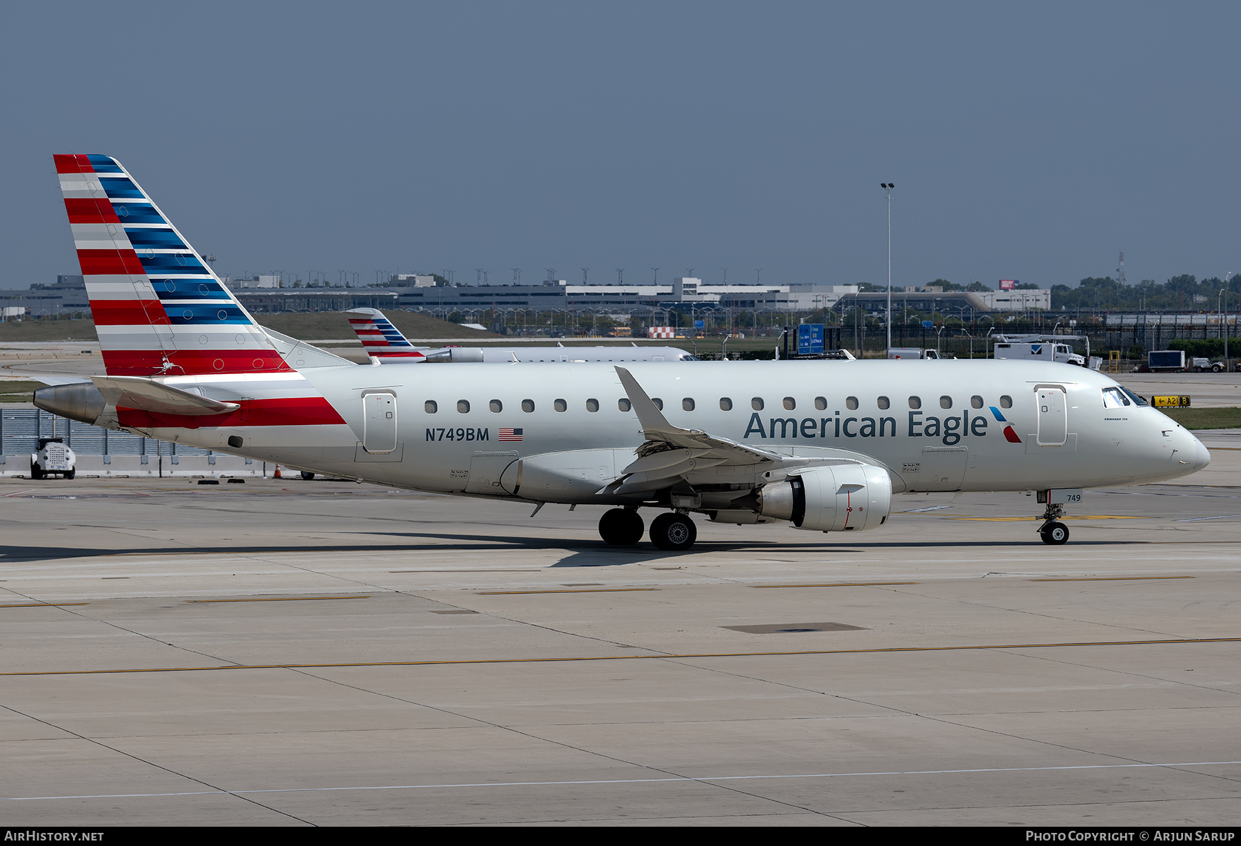 Aircraft Photo of N749BM | Embraer 170SE (ERJ-170-100SE) | American Eagle | AirHistory.net #819040