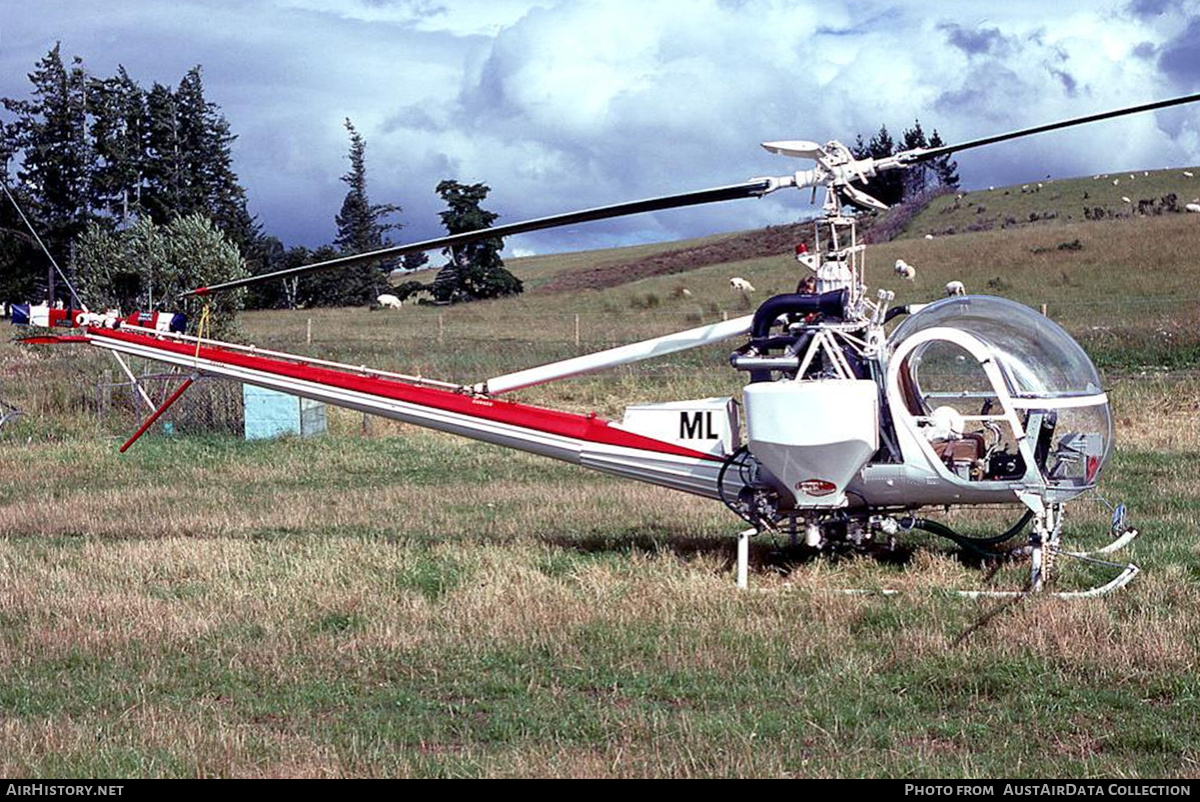 Aircraft Photo of ZK-HML / ML | Hiller UH-12E | AirHistory.net #819045