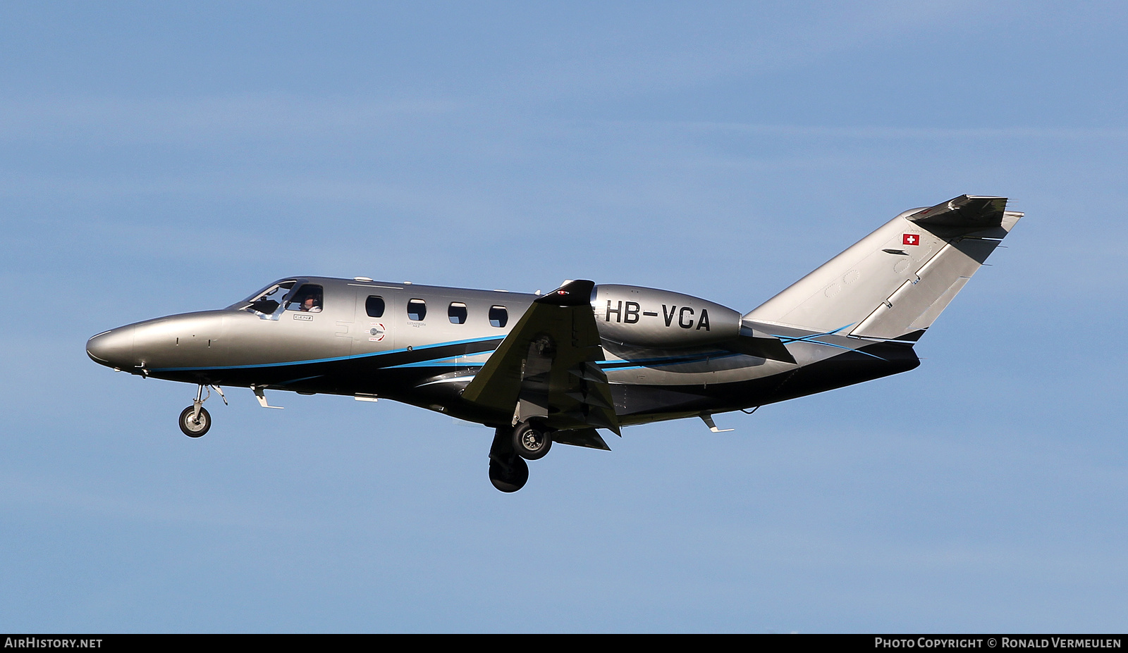 Aircraft Photo of HB-VCA | Cessna 525 CitationJet M2 | AirHistory.net #819083