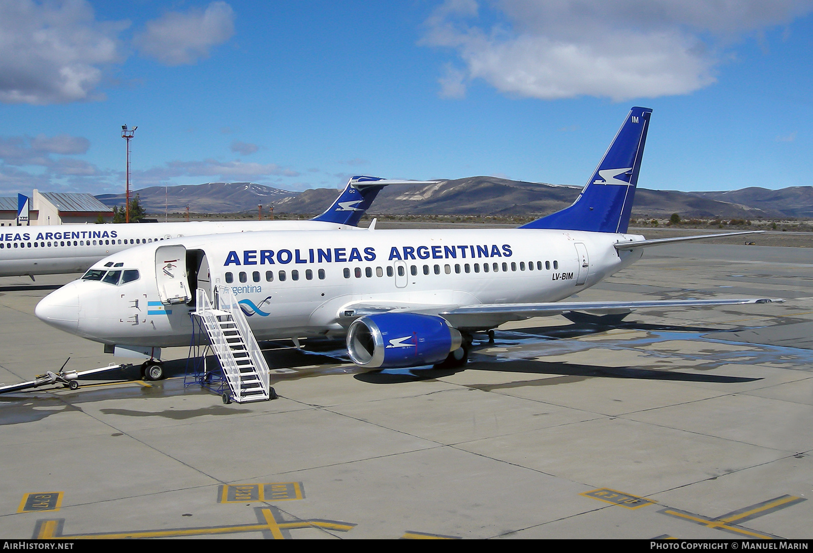 Aircraft Photo of LV-BIM | Boeing 737-53A | Aerolíneas Argentinas | AirHistory.net #819093