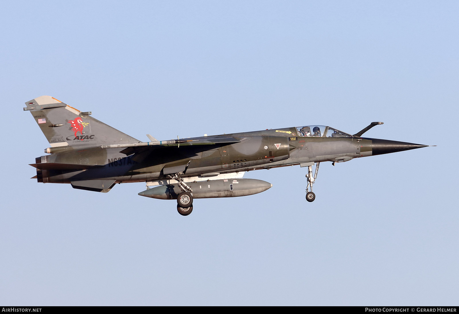 Aircraft Photo of N637AX | Dassault Mirage F1CR | ATAC - Airborne Tactical Advantage Company | AirHistory.net #819130