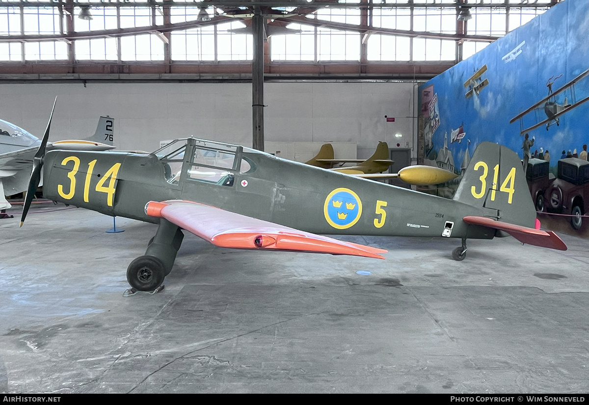 Aircraft Photo of 25114 | Bücker Sk25 (Bü-181B-1) | Sweden - Air Force | AirHistory.net #819150
