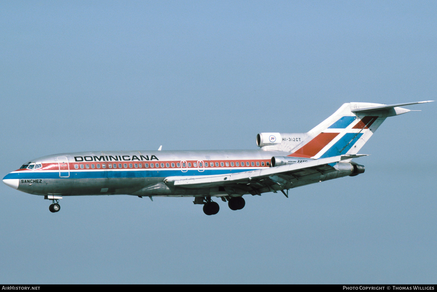 Aircraft Photo of HI-312CT | Boeing 727-173C | Dominicana | AirHistory.net #819152