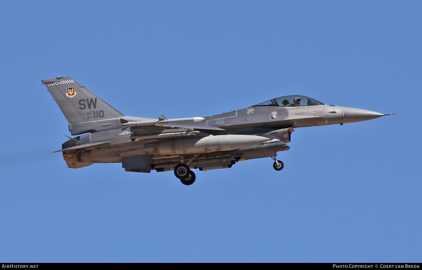 Aircraft Photo of 97-0110 / AF97-110 | General Dynamics F-16CM Fighting Falcon | USA - Air Force | AirHistory.net #819155