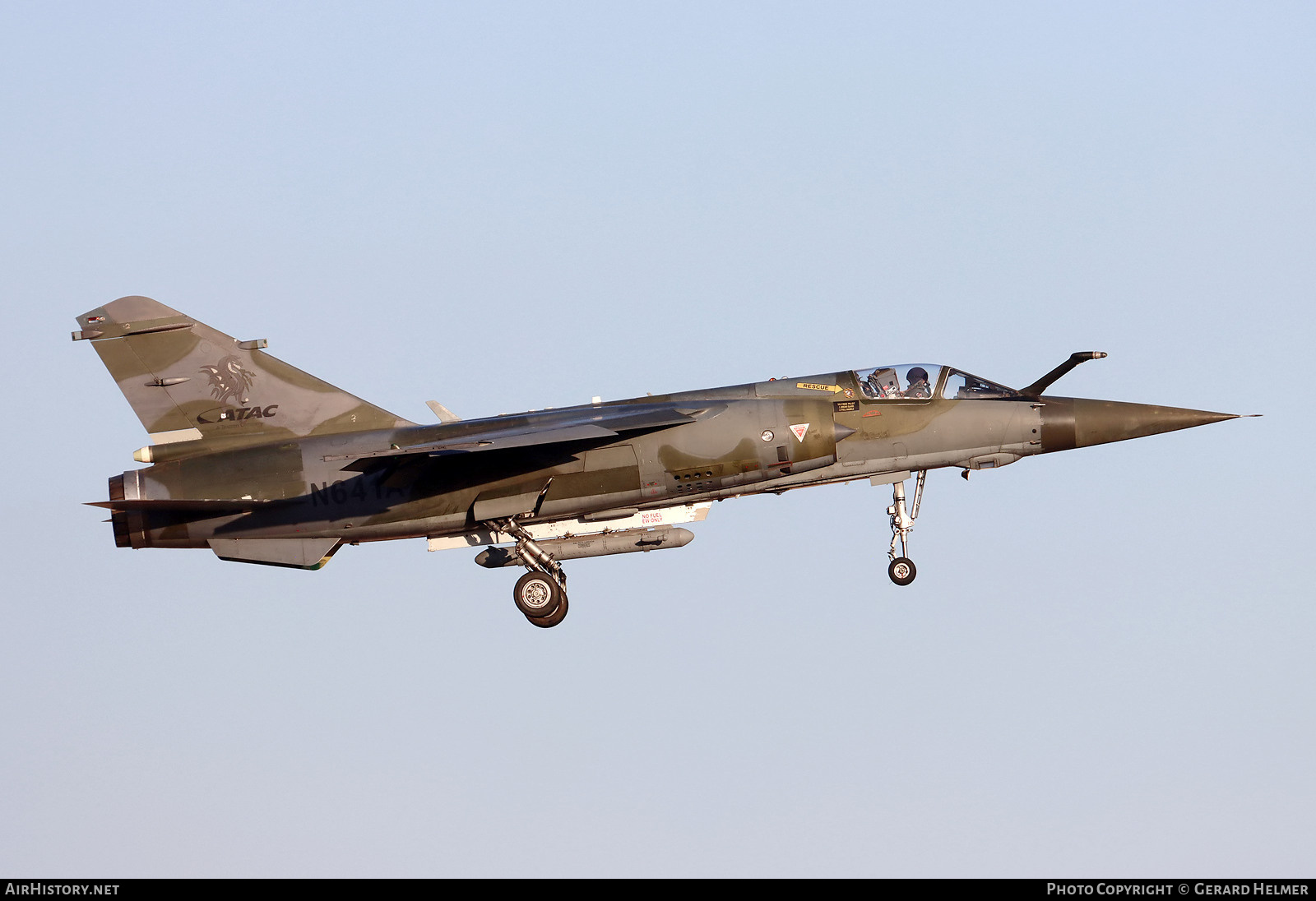 Aircraft Photo of N641AX | Dassault Mirage F1CR | ATAC - Airborne Tactical Advantage Company | AirHistory.net #819160