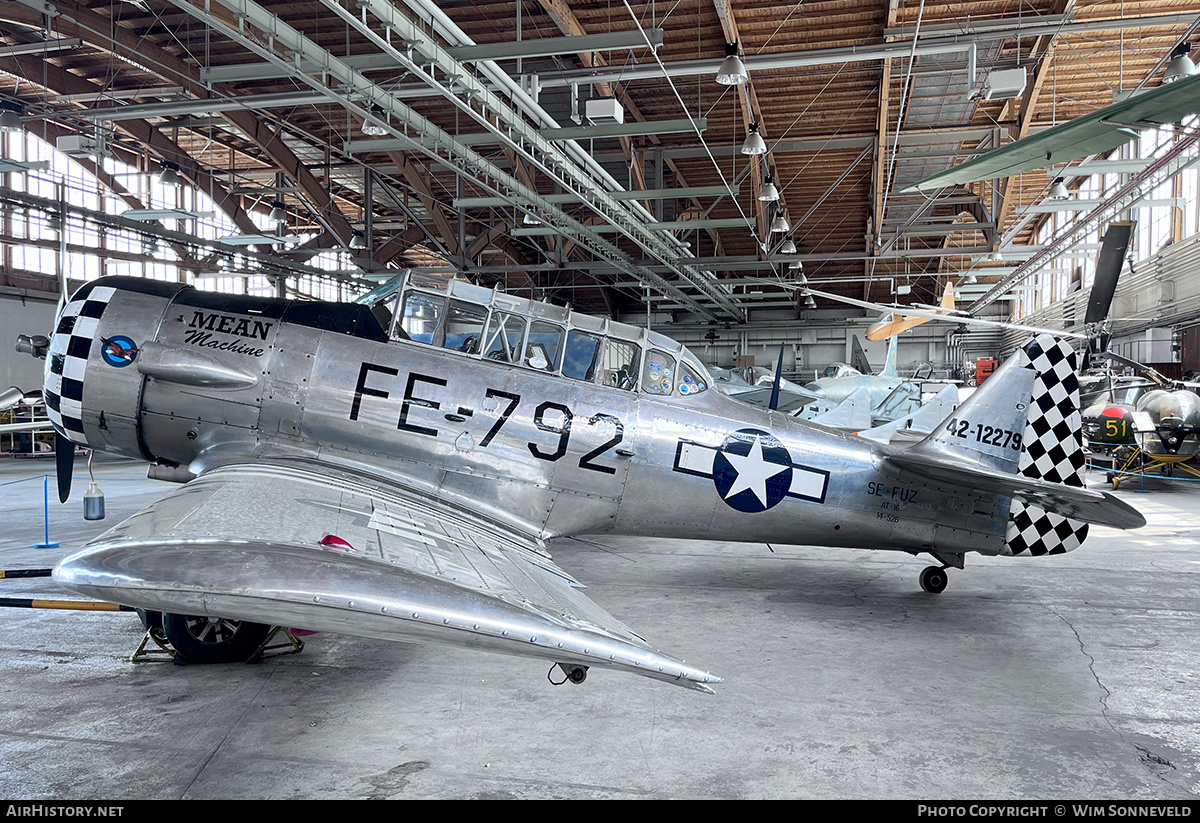 Aircraft Photo of SE-FUZ / 42-12279 | North American AT-16 Harvard IIB | USA - Air Force | AirHistory.net #819163