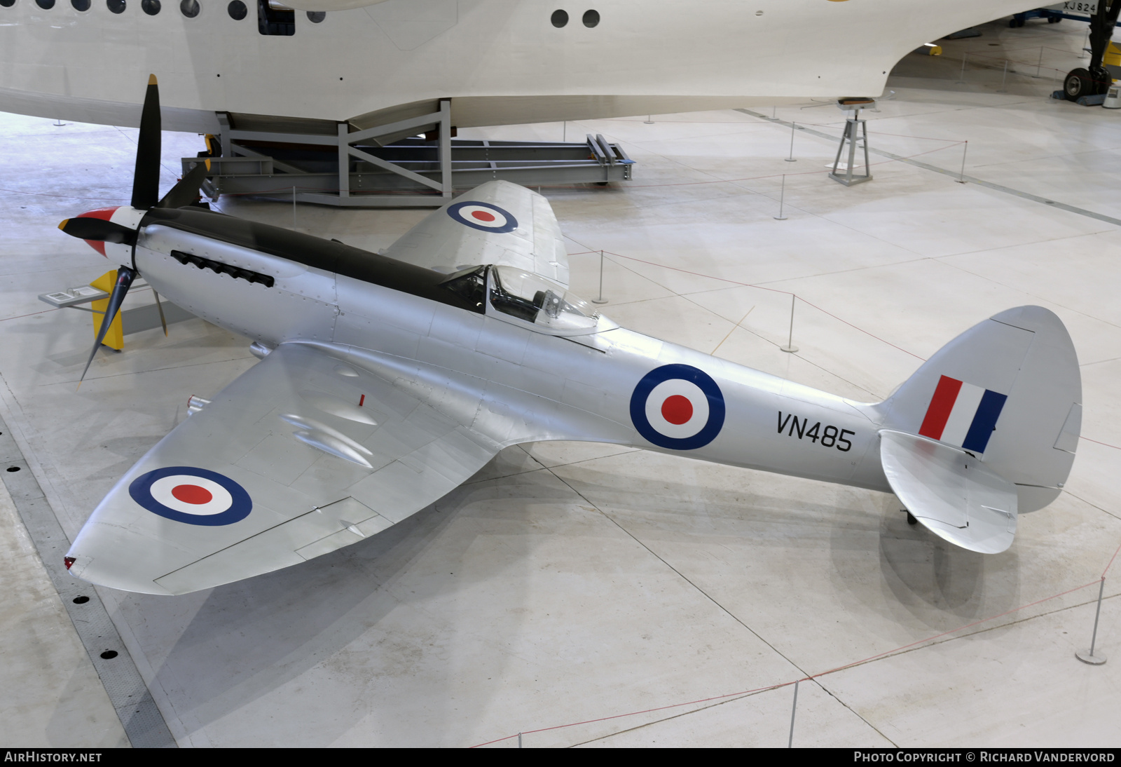 Aircraft Photo of VN485 | Supermarine 356 Spitfire F24 | UK - Air Force | AirHistory.net #819174