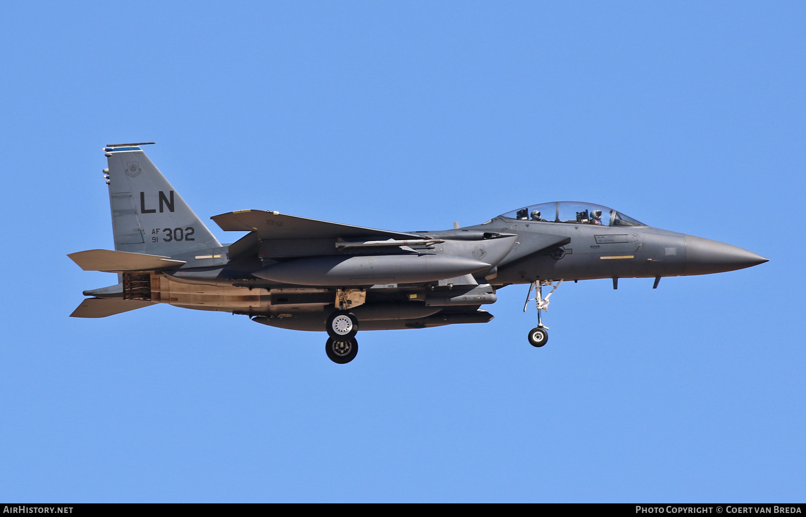 Aircraft Photo of 91-0302 / AF91-302 | McDonnell Douglas F-15E Strike Eagle | USA - Air Force | AirHistory.net #819189